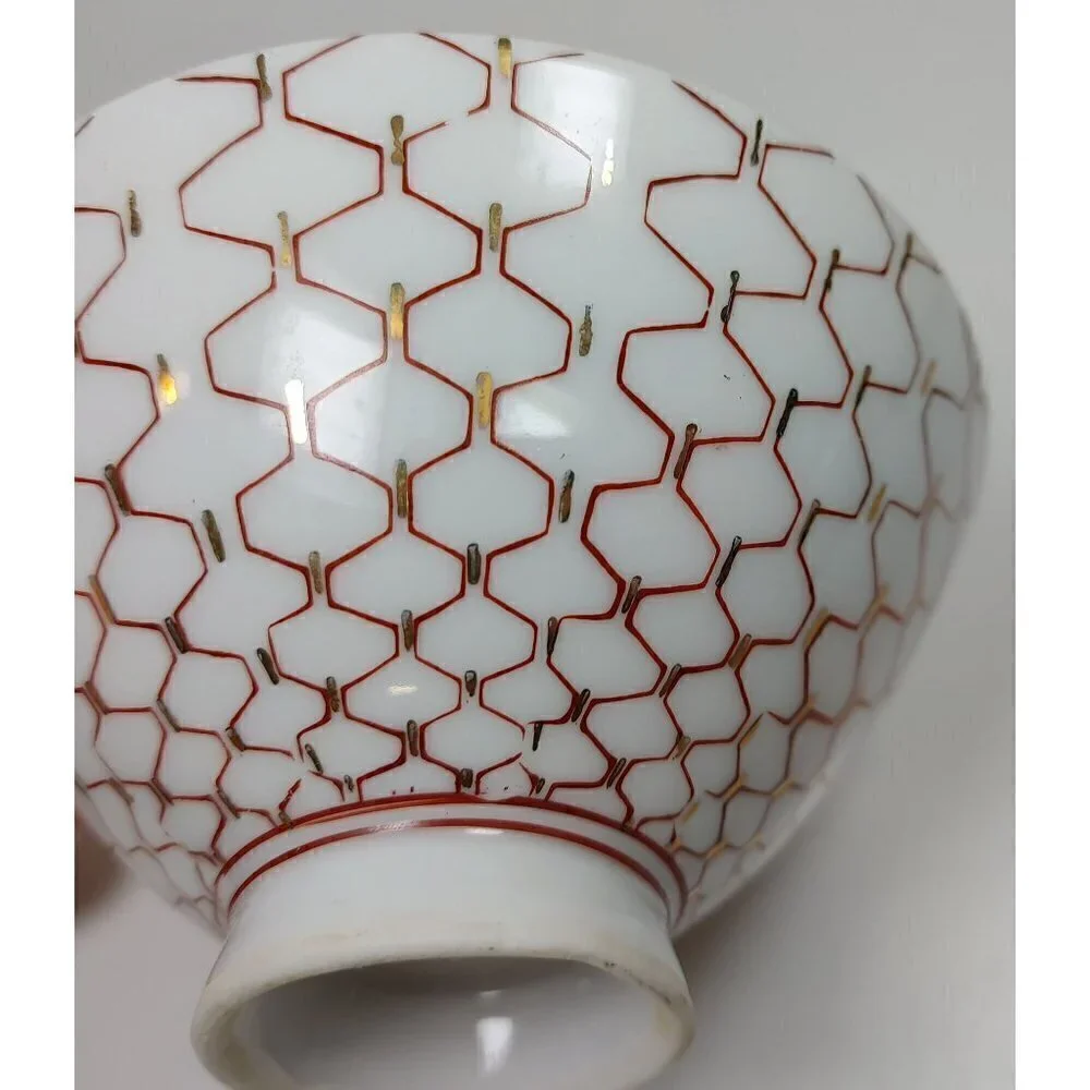 Stamped japanese porcelain